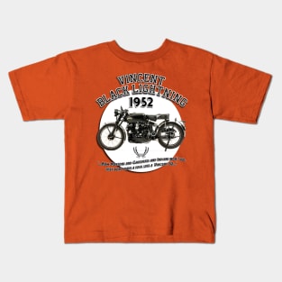 VINCENT BLACK LIGHTNING 1952 Kids T-Shirt